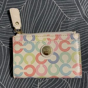 Original Coach Change or Card Keychain Pouch